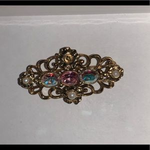 gold and jewel clothes pin